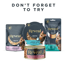 Load image into Gallery viewer, Reveal Natural Wet Cat Food, 18 Pack, Limited Ingredient, Grain Free Food for Cats in Easy to Peel Pots, Tuna with Shrimp in Broth, 2.12oz Pots