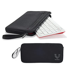 Load image into Gallery viewer, Vilros Neoprene Case/Sleeve for Raspberry Pi 400 with Accessory Storage Pocket (Black)
