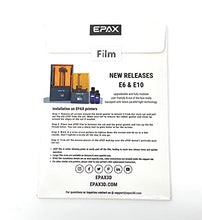 Load image into Gallery viewer, EPAX E6 X1 nFEP Film Sheet 200 x 140mm Thickness 0.125mm for E6 and Other 5.5/6 inch UV Resin 3D Printers, Pack of 3 Films