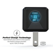 Load image into Gallery viewer, SCOSCHE USBH121 SuperCube Flip Single USB Port Wall Charger for USB Devices, Black