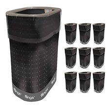 Load image into Gallery viewer, Trashco Flings Bins POP UP All Occasion Black - 10 Pack