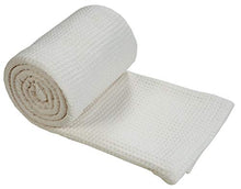 Load image into Gallery viewer, 100% Soft Premium Ringspun Cotton Thermal Blanket - Twin/Twin XL - Ivory - Snuggle in These Super Soft Cozy Cotton Blankets - Perfect for Layering Any Bed - Provides Comfort and Warmth for Years