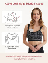 Load image into Gallery viewer, Momcozy S9 Double Wearable Breast Pump, Hands-Free Breast Pump, Portable Electric Breast Pump with 2 Mode & 5 Levels, Painless Breastfeeding Breastpump Can Be Worn in-Bra, 24mm Grey