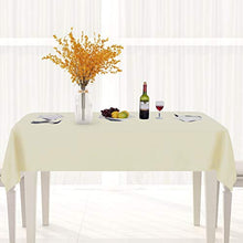 Load image into Gallery viewer, sancua 100% Waterproof Rectangle PVC Tablecloth - 54 x 54 Inch - Oil Proof Spill Proof Vinyl Table Cloth, Wipe Clean Table Cover for Dining Table, Buffet Parties and Camping, Pink