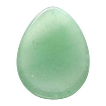 Load image into Gallery viewer, CrystalTears Thumb Worry Healing Stone Pocket Palm Stone Crystals Therapy Geometry, Green Aventurine
