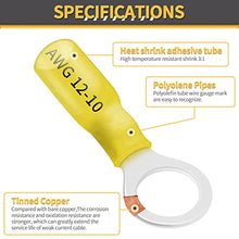 Load image into Gallery viewer, 540PCS Marine Grade Heat Shrink Wire Connectors - Sopoby Electrical Connectors Kit of Tinned Red Copper, AWG 22-10 Waterproof Crimp connectors terminals Insulated Ring Fork Spade Butt Splices