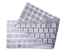 Load image into Gallery viewer, Keyboard Skin for 17.3" HP Envy 17m-ae111dx 17-bs, 15.6" HP Pavilion X360 15-br075nr, HP Envy X360 15m-bp012dx bp011dx/bp111dx/bp112dx 15m-bq121dx, HP 15-CB 15-CC 15-CD 15-CH 15-BW 15-BS Series Silver