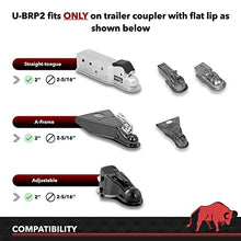 Load image into Gallery viewer, AMPLOCK U-BRP2: 2'' RV Lock/Trailer Coupler Lock/Boat Trailer Lock (fits on Specific 2 inches Coupler Only)
