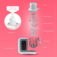 Load image into Gallery viewer, Children of Design 8 in 1 Smart Baby Food Maker & Processor, Steamer, Blender, Cooker, Masher, Puree, Formula & Bottle Warmer Prep System