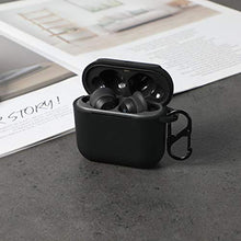 Load image into Gallery viewer, Haotop Case Compatible with Skullcandy Indy, Soft and Flexible, Scratch/Shock Resistant Cover with Carabiner (Not for Skullcandy Indy EVO)(Dark Black)