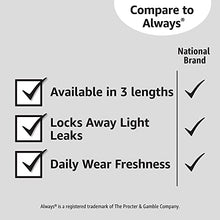 Load image into Gallery viewer, Amazon Basics Daily Pantiliner, Extra Long Length, 272 Count, 4 Packs of 68 (Previously Solimo)