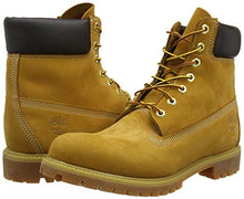 Load image into Gallery viewer, Timberland Men's 6 inch Premium Waterproof Boot, Wheat Nubuck, 10.5 W