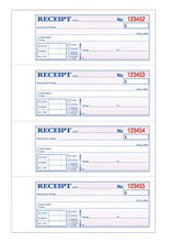Load image into Gallery viewer, TOPS Money/Rent Receipt Book, 3-Part, Carbonless, 11 x 7-5/8 Inches, 4 Receipts/Page, 100 Sets per Book (46808)