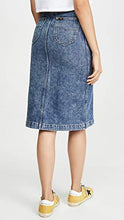 Load image into Gallery viewer, Lee Vintage Modern Women's High Rise Midi Skirt, Leesure Blue, 28