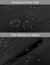Load image into Gallery viewer, Little Donkey Andy Women's Waterproof Shell Jacket Hooded Breathable Windbreaker Rain Coat for Hiking, Black X-Small
