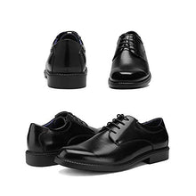 Load image into Gallery viewer, Bruno Marc Men's Downing-02 Black Leather Lined Dress Oxford Shoes Classic Lace Up Formal Size 15 M US