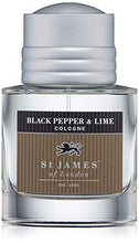 Load image into Gallery viewer, St James of London Black Pepper & Lime Cologne, 1.69 oz