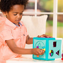 Load image into Gallery viewer, Battat - Shape Sorter Cube – Sorting Toy for Learning – Shapes, Letters, Numbers – 12 pcs – Educational Activity Cube with Bead Maze – Toddlers, Kids – 2 Years +