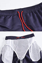 Load image into Gallery viewer, Tyhengta Mens Swim Trunks Quick Dry Beach Board Shorts with Mesh Lining Dark Gray 30