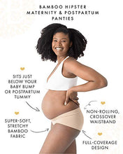 Load image into Gallery viewer, Kindred Bravely Bamboo Maternity Hipster Panties | 2 Pack Maternity Underwear Under the Bump (Large/X-Large, Neutrals)