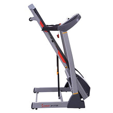 Load image into Gallery viewer, Sunny Health & Fitness Portable Treadmill with Auto Incline, Device Holder, Pulse Grips, 220 LB Max Weight and Shock Absorbers - SF-T7705