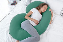 Load image into Gallery viewer, INSEN Pregnancy Pillow, C Shape Full Body Pillow and Maternity Support ( Organic Cotton Cover)- Support for Back, Hips, Legs, Belly for Pregnant Women