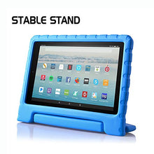 Load image into Gallery viewer, LTROP All-New Fire HD 10 Case - Shock Proof Fire HD 10 Tablet Case for Kids (7th Generation and 9th Generation, 2017 and 2019 Release) - Blue