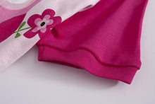Load image into Gallery viewer, Owl Little Girls Short Sleeve Pajama Sets 100% Cotton Pjs Size 7