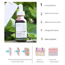 Load image into Gallery viewer, Fovely 30ml AHA 30% + BHA 2% Peeling Solution 10-Minute Exfoliating Face Brighten Serum Face Skin Care for Sensitive Skin