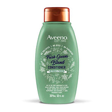 Load image into Gallery viewer, Aveeno, Fresh Greens Blend Sulfate-Free Conditioner with Rosemary, Peppermint & Cucumber to Thicken & Nourish, Clarifying & Volumizing for Thin or Fine Hair, Paraben-Free, 12oz