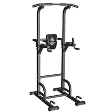 Load image into Gallery viewer, Sportsroyals Power Tower Dip Station Pull Up Bar for Home Gym Strength Training Workout Equipment, 400LBS.