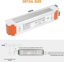 Load image into Gallery viewer, 120 Watts 12V 10A Dimmable LED Driver Dimming LED Power Supply 110V to 12V DC led Transformer 12v dimmable