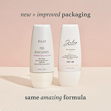 Load image into Gallery viewer, Julep No Excuses Clear Facial Sunscreen Broad-Spectrum SPF 40 + Glow Face Moisturizer With Vitamin E for Over & Under Makeup, 1 Fl Oz