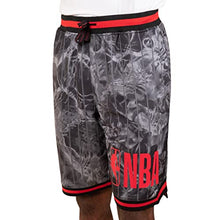 Load image into Gallery viewer, Ultra Game NBA Men’s Super-Soft Basketball Training Shorts, Black, Small