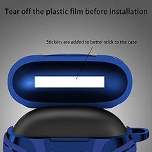 Load image into Gallery viewer, Wustentre Hard TPU Case Cover Compatible with New Beats Studio Buds Anti-Fall Accessories Case with Keychain Carrying Case for Beats Studio Buds (2021) - True Wireless Noise Cancelling Earbuds (Blue)