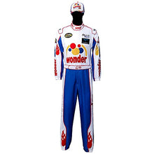 Load image into Gallery viewer, Ricky Bobby Racing Jumpsuit Cap Suit Set Talladega Nights Full Costume Halloween Props (Large, White)