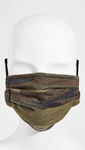 Load image into Gallery viewer, Z Supply Women's Face Coverings 4 Pack, Camo Green/Black, One Size