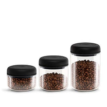 Load image into Gallery viewer, Fellow Atmos Vacuum Coffee Canister & Food Storage Container - Airtight Food Storage Containers - Coffee Containers - 0.7 Liter - Clear Glass