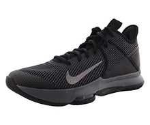 Load image into Gallery viewer, Nike Men's Lebron Witness 4 Basketball Shoes (12, Black/Black/Iron Grey/Anthracite)