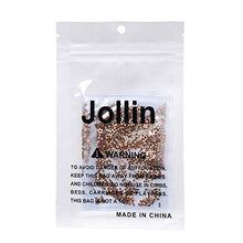 Load image into Gallery viewer, Jollin Glue Fix Crystal Flatback Rhinestones Glass Diamantes Gems for Nail Art Crafts Decorations Clothes Shoes(ss4 2880pcs, DawnLight)