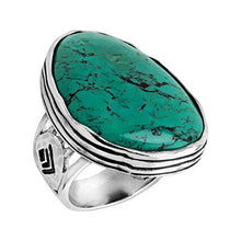Load image into Gallery viewer, Silpada 'Tumbled Turquoise' Natural Turquoise Ring in Sterling Silver, Size 7