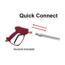 Load image into Gallery viewer, RIDGE WASHER Pressure Washer Extension Wand, 17 Inch Stainless Steel 1/4 Inch Quick Connect Power Washer Lance, 2 Pack