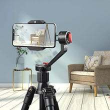 Load image into Gallery viewer, Zecti Tripod Head for Cell Phone CNC Aluminum Alloy 360 Degree Smooth Rotation All-Dimensional Angle Adjusting Video Head for Tripod Monopod Sliders