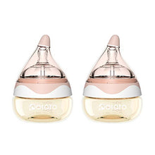 Load image into Gallery viewer, Baby Bottles for Newborn Baby PPSU Anti Colic Infant Bottles Wide Neck Breast-Like Nipple Slow Flow Breastfeeding Toddler Bottles-2pack (2.5 oz/pc, Pink)