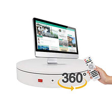 Load image into Gallery viewer, ComXim Professional 360 Degree Photography Turntable for Product Photography, 88LB Capacity, 12.6in Diameter,Automatic Remote Control Angle,Speed(24~68s ),Direction, Various Rotation Mode