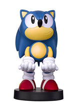 Load image into Gallery viewer, Collectible Sonic the Hedgehog Cable Guy Device Holder - works with PlayStation and Xbox controllers and all Smartphones - Classic Sonic - Not Machine Specific