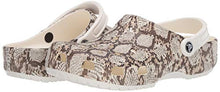 Load image into Gallery viewer, Crocs Classic Clog | Comfortable Water Shoes, Snake Print, 6 US Women / 4 US Men M US
