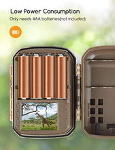 Load image into Gallery viewer, 【2 Pack 】 Campark Mini Trail Camera 16MP 1080P HD Game Camera Waterproof Wildlife Scouting Hunting Cam with 120° Wide Angle Lens and Night Vision 2.0” LCD IR LEDs