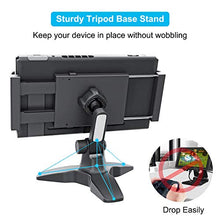 Load image into Gallery viewer, Stable Stand for Nintendo Switch, 360-Degree Adjustable Tablet Strong-Clamp Playstand, Heavy-Duty Base Desk Cell Phone Holder, Compatible with iPad iPhone Samsung Kindle Fire E-Reader by APPS2Car