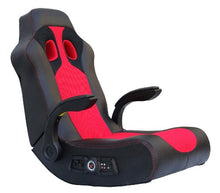 Load image into Gallery viewer, X Rocker, 5172801, Vibe 2.1 Wireless Bluetooth Gaming Floor Rocker, 23.62 x 14.57 x 17.69, Black/Red